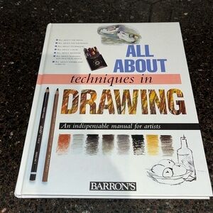 All About Techniques in Drawing hardcover book- brand new